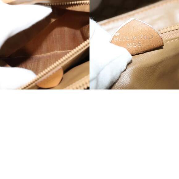 CELINE Macadam Canvas Hand Bag Pvc Beige Gold - Picture 13 of 13